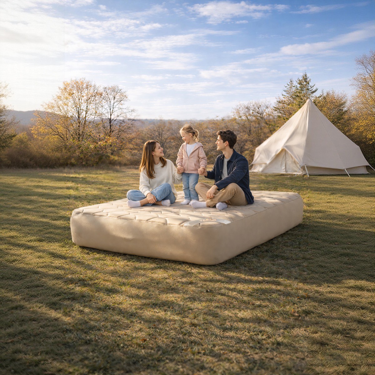 Samtopia TPU inflatable mattress 30cm thick camping mattress